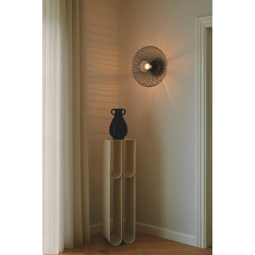 Nordlux - Deckenleuchte BERONI 1xE27/60W/230V Ø 40,3 cm schwarz