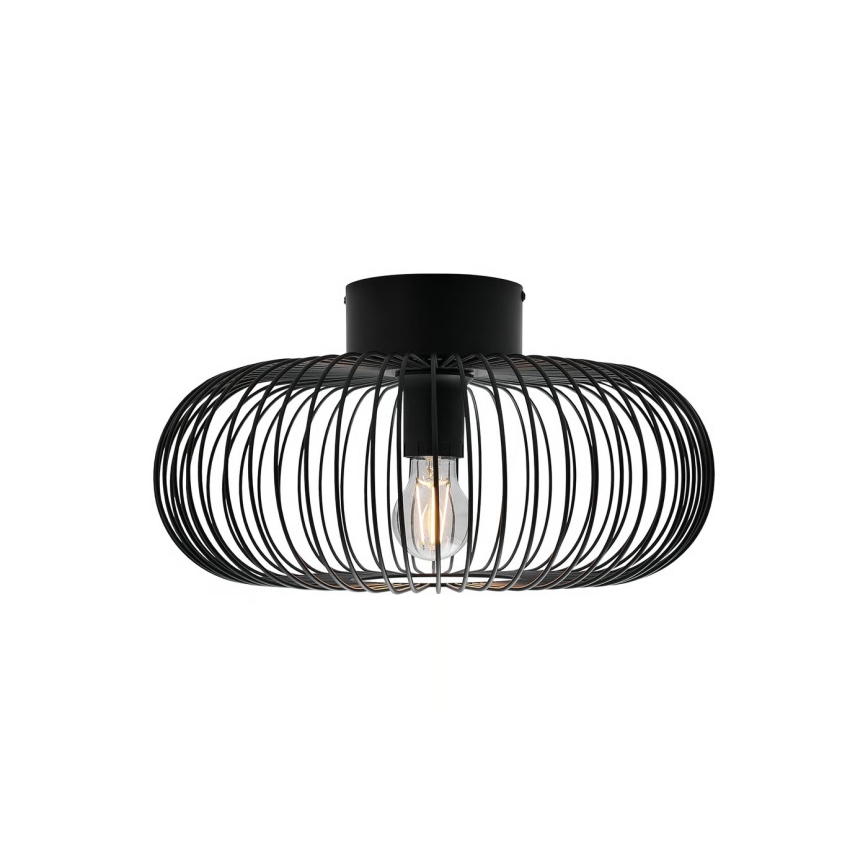 Nordlux - Deckenleuchte BERONI 1xE27/60W/230V Ø 40,3 cm schwarz