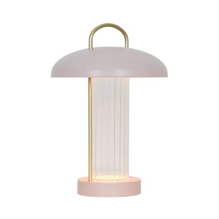 Nordlux - Dimmbare, wiederaufladbare Touch-Tischlampe MIRANO LED/3W/3,7V rosa