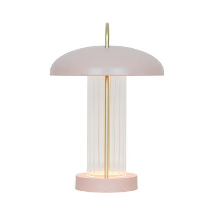 Nordlux - Dimmbare, wiederaufladbare Touch-Tischlampe MIRANO LED/3W/3,7V rosa
