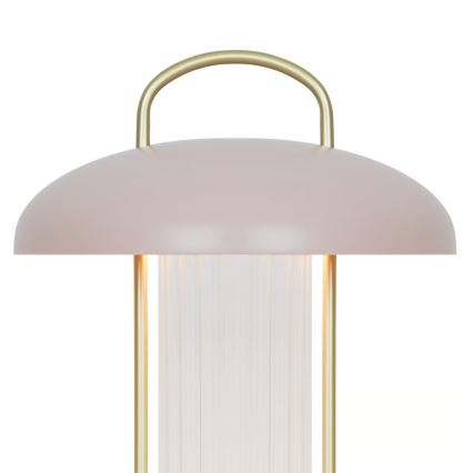 Nordlux - Dimmbare, wiederaufladbare Touch-Tischlampe MIRANO LED/3W/3,7V rosa
