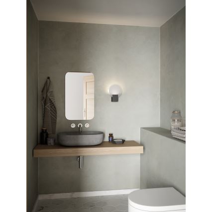 Nordlux - Dimmbare LED-Badezimmer-Wandleuchte HESTER LED/9,5W/230V IP44 schwarz
