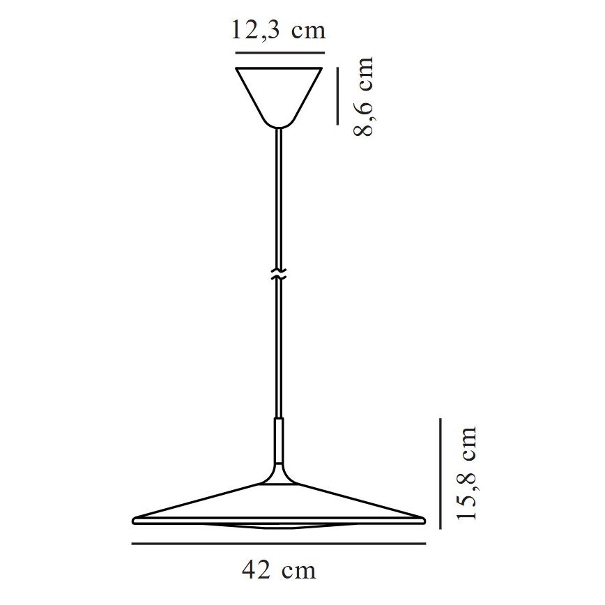 Nordlux - Dimmbare LED-Hängeleuchte BALANCE LED/230V 2700K schwarz