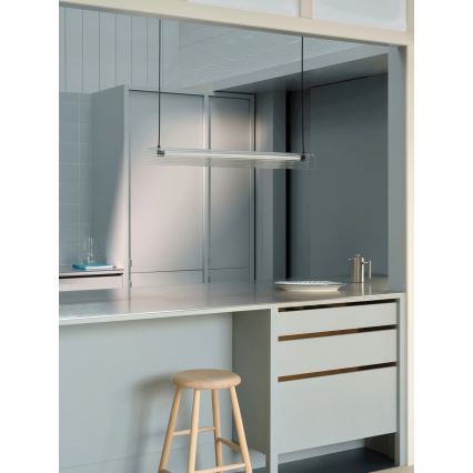 Nordlux - dimmbare LED-Pendelleuchte ALIANI LED/20W/230V 3000K schwarz/transparent