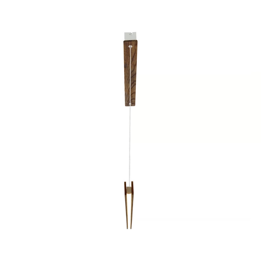 Nordlux - LED-dimmbare Pendelleuchte an Kabel ILGAS LED/47W/230V 3000K braun/Esche 115 cm