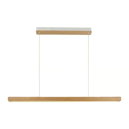 Nordlux - ILGAS LED-Pendelleuchte, dimmbar, 47W/230V, 3000K, Beige/Weiß/Esche, 115 cm