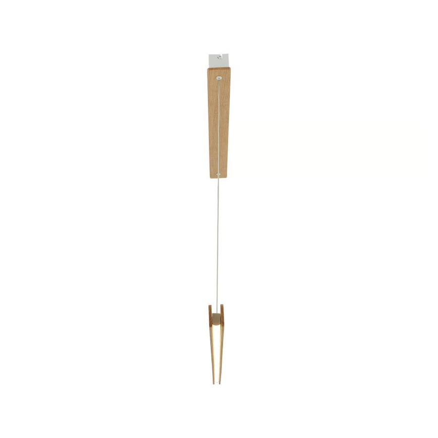 Nordlux - ILGAS LED-Pendelleuchte, dimmbar, 47W/230V, 3000K, Beige/Weiß/Esche, 115 cm