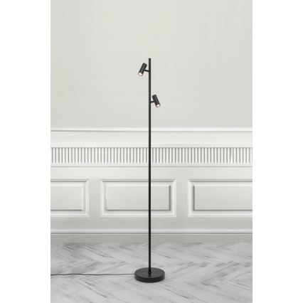 Nordlux - Dimmbare LED-Stehleuchte mit Touch-Funktion OMARI 2xLED/3,2W/230V schwarz