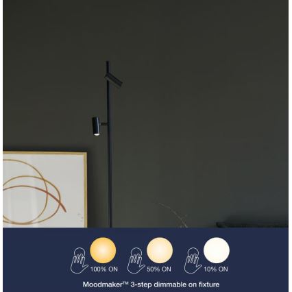 Nordlux - Dimmbare LED-Stehleuchte mit Touch-Funktion OMARI 2xLED/3,2W/230V schwarz