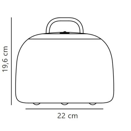 Nordlux - Dimmbare, tragbare LED-Außenleuchte KETTLE TO-GO LED/4,8W/3,7V 2x2200 mAh IP65
