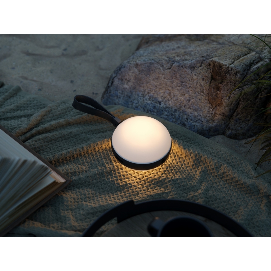 Nordlux - Dimmbare, tragbare LED-Outdoor-Leuchte BRING TO-GO LED/1W/3,7V IP54 1500 mAh schwarz