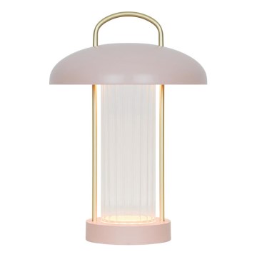 Nordlux - Dimmbare, wiederaufladbare Touch-Tischlampe MIRANO LED/3W/3,7V rosa