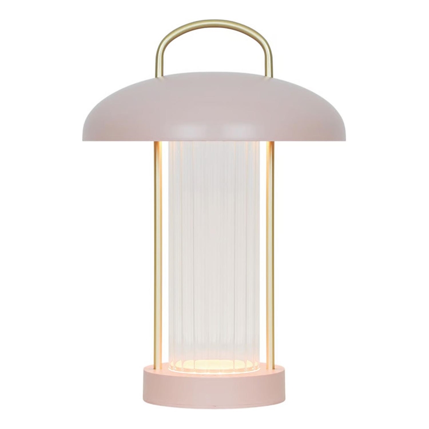 Nordlux - Dimmbare, wiederaufladbare Touch-Tischlampe MIRANO LED/3W/3,7V rosa