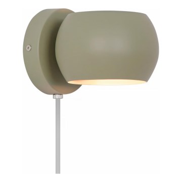 Nordlux - Einstellbarer Wandstrahler BELIR 1xG9/5W/230V grün