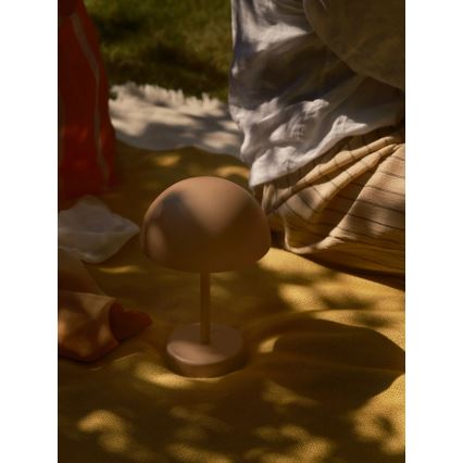 Nordlux - LED-dimmbare, wiederaufladbare Außen-Tischlampe ELLEN LED/2,8W/3,7V 2200 mAh IP44 braun