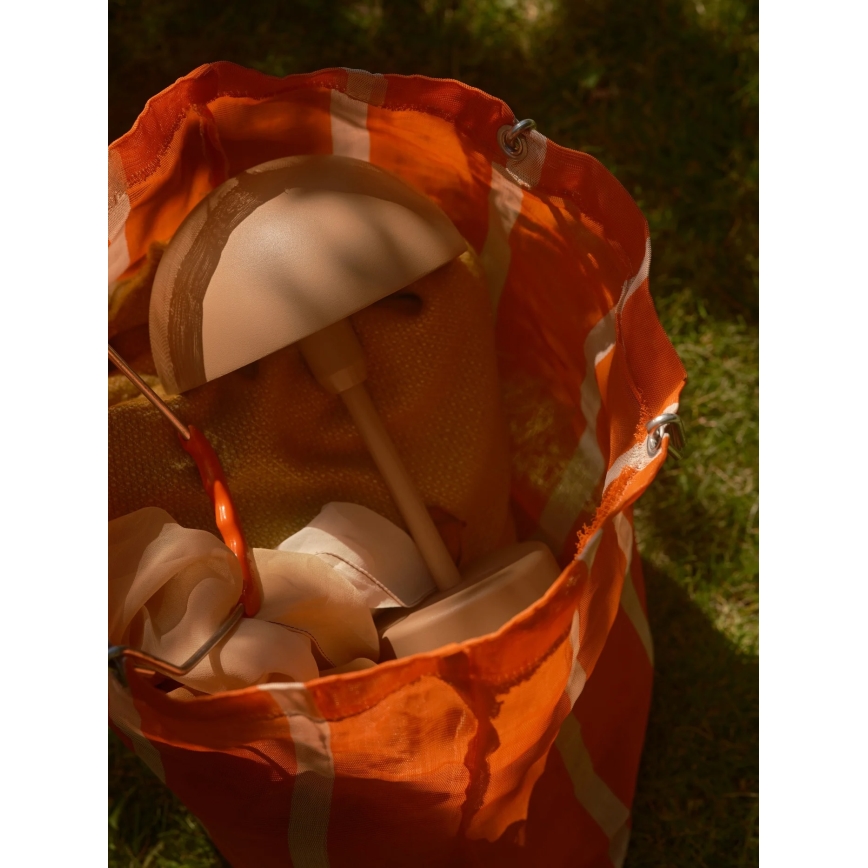 Nordlux - LED-dimmbare, wiederaufladbare Außen-Tischlampe ELLEN LED/2,8W/3,7V 2200 mAh IP44 braun