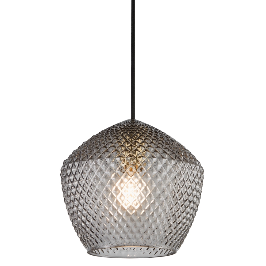 Nordlux - Hängeleuchte an Schnur ORBIFORM 1xE27/40W/230V schwarz/grau