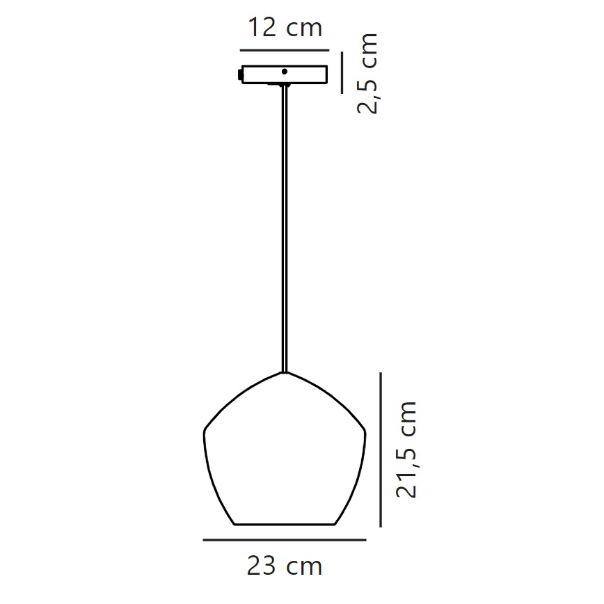 Nordlux - Hängeleuchte an Schnur ORBIFORM 1xE27/40W/230V schwarz/grau
