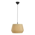 Nordlux - Hängeleuchte DICTE mit Kabel 1xE27/60W/230V Ø40 cm beige