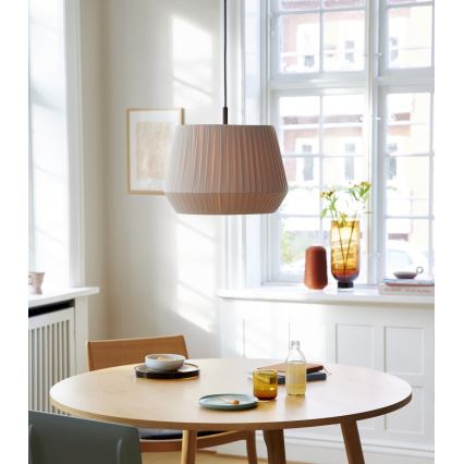 Nordlux - Hängeleuchte DICTE mit Kabel 1xE27/60W/230V Ø40 cm beige