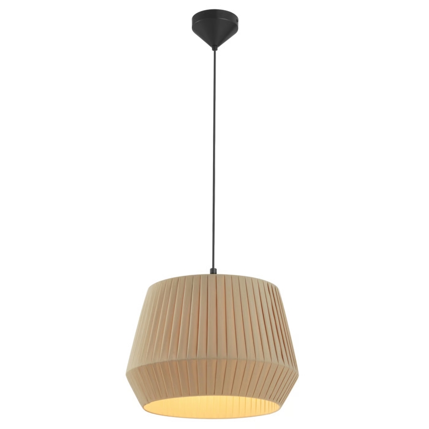 Nordlux - Hängeleuchte DICTE mit Kabel 1xE27/60W/230V Ø40 cm beige