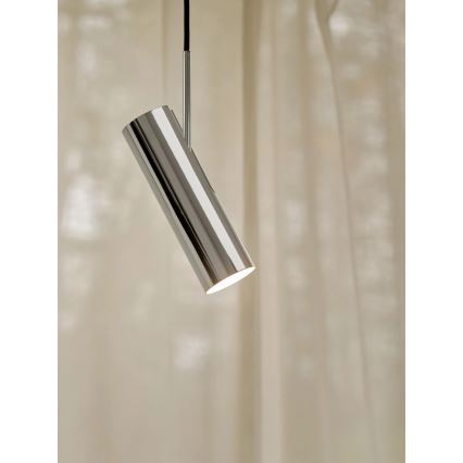 Nordlux - Hängeleuchte MIB mit Kabel 1xGU10/20W/230V, glänzender Chrom
