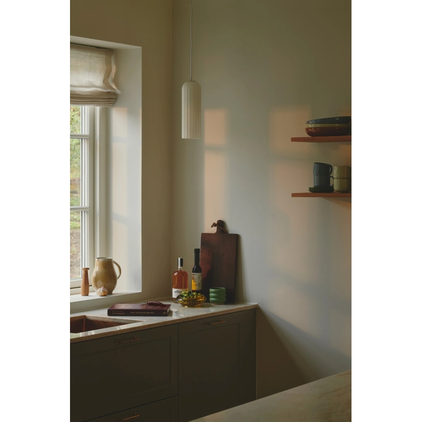 Nordlux - Hängeleuchte MIELLA an Kabel 1xE27/25W/230V weiß