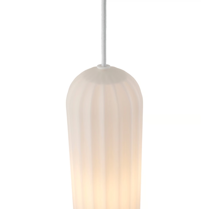 Nordlux - Hängeleuchte MIELLA an Kabel 1xE27/25W/230V weiß
