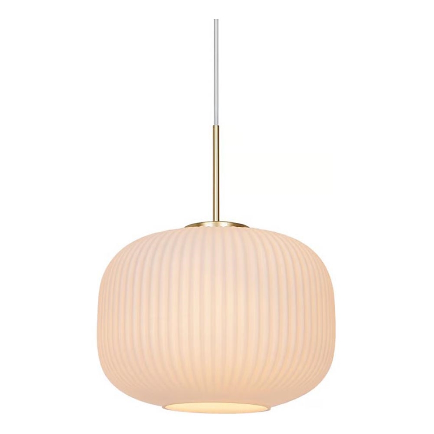 Nordlux - Hängeleuchte MILFORD 1xE27/40W/230V d 30 cm weiß