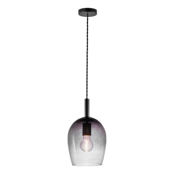 Nordlux - Hängeleuchte UMA 1xE27/40W/230V Ø 18 cm schwarz/rauchfarben