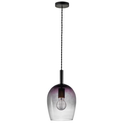 Nordlux - Hängeleuchte UMA 1xE27/40W/230V Ø 18 cm schwarz/rauchfarben