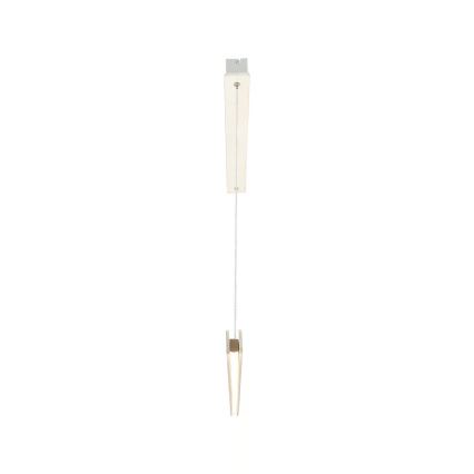 Nordlux - LED-dimmbare Pendelleuchte an Seil ILGAS LED/47W/230V 3000K weiß/Esche 115 cm