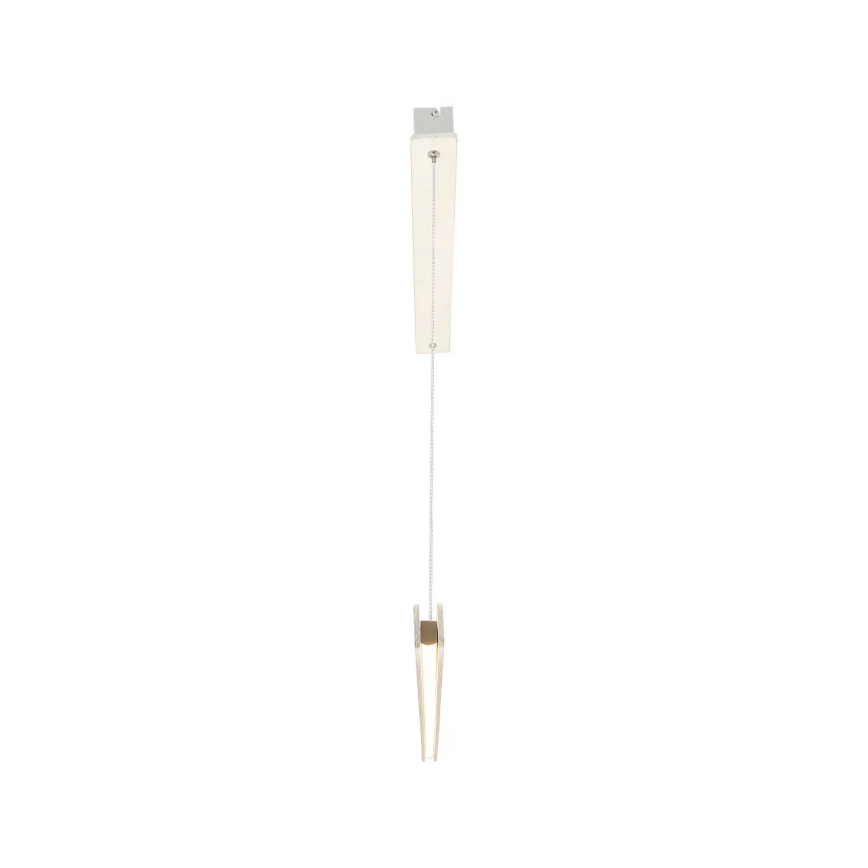 Nordlux - LED-dimmbare Pendelleuchte an Seil ILGAS LED/47W/230V 3000K weiß/Esche 115 cm