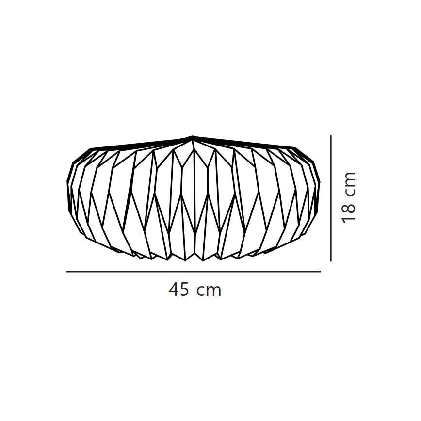 Nordlux - Lampenschirm für Hängeleuchte BELLOY E27 d 45 cm