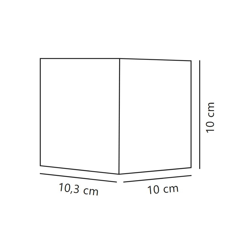 Nordlux - LED-Außenwandleuchte MILDA, 4,9 W, 230 V, IP44, schwarz
