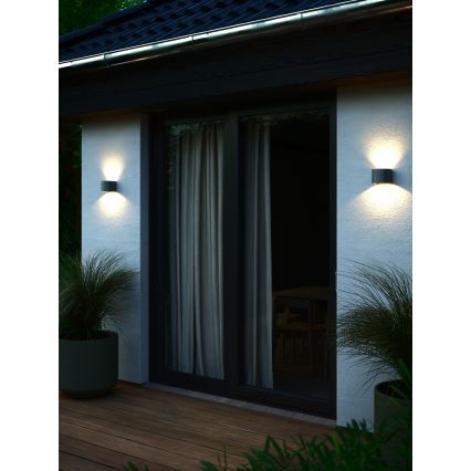Nordlux - LED-Außenwandleuchte MILDA LED/4,9W/230V IP44 Anthrazit