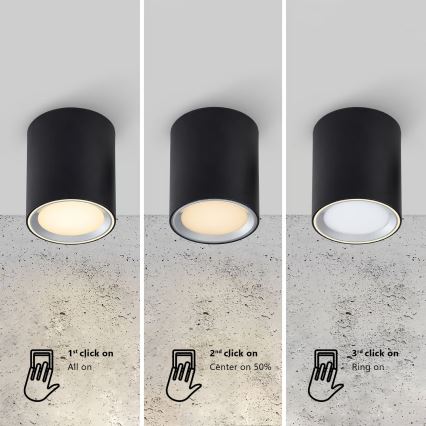 Nordlux - LED Badezimmer-Einbaustrahler LANDON LED/6,5W/230V IP44 schwarz
