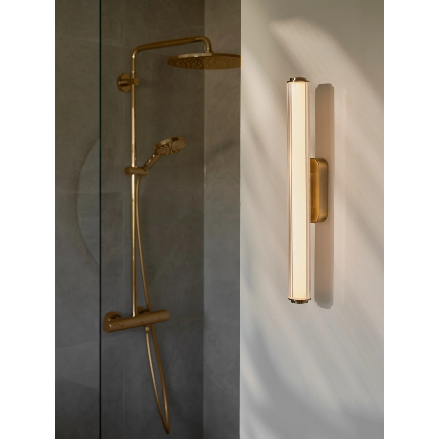 Nordlux - Dimmbare LED-Badezimmer-Wandleuchte VIRELLE LED/12W/230V 3000/4000K IP44 Messing