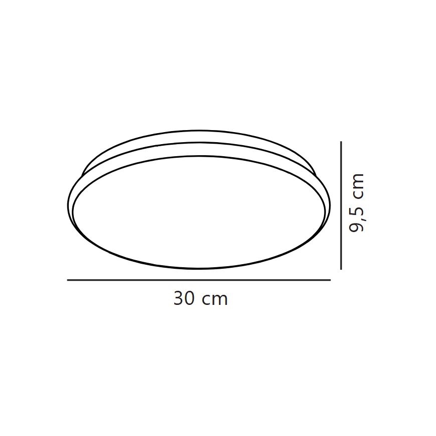 Nordlux - LED-Badezimmer-Deckenleuchte MONTONE LED/10W/230V IP44 Ø 30 cm