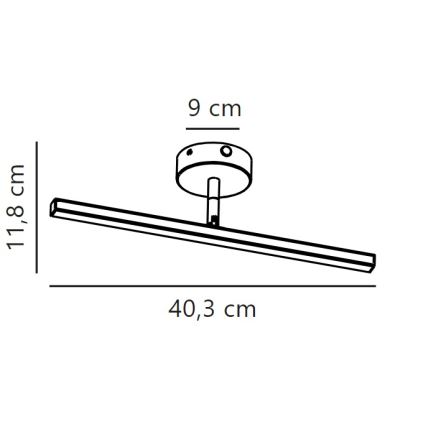 Nordlux - LED Badezimmer-Spiegelleuchte IP LED/6,2W/230V IP44 40 cm Weiß