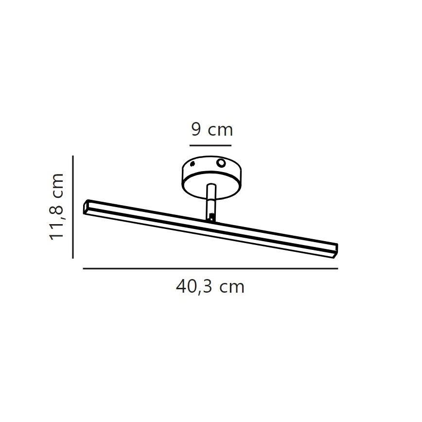 Nordlux - LED Badezimmer-Spiegelleuchte IP LED/6,2W/230V IP44 40 cm Weiß