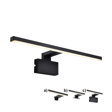 Nordlux - LED Badezimmer-Spiegelleuchte MARLEE LED/8,9W/230V IP44 Schwarz