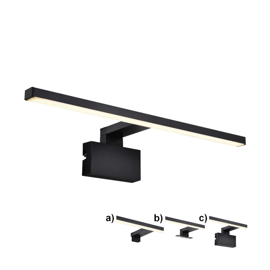 Nordlux - LED Badezimmer-Spiegelleuchte MARLEE LED/8,9W/230V IP44 Schwarz
