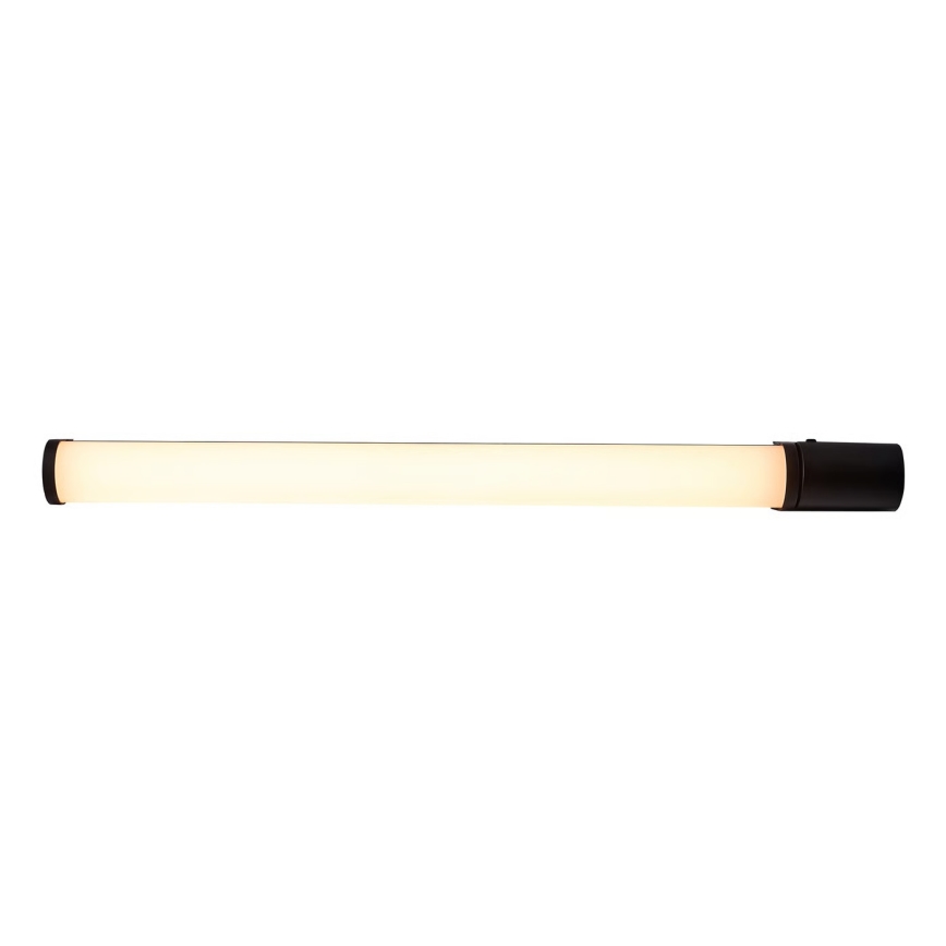 Nordlux - LED-Badspiegelleuchte mit Steckdose MALAIKA LED/15W/230V IP44 68,4cm schwarz