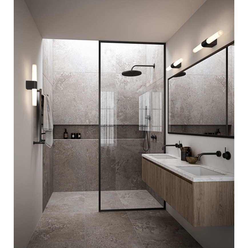 Nordlux - LED Badezimmerspiegelbeleuchtung HELVA LED/9W/230V IP44 schwarz
