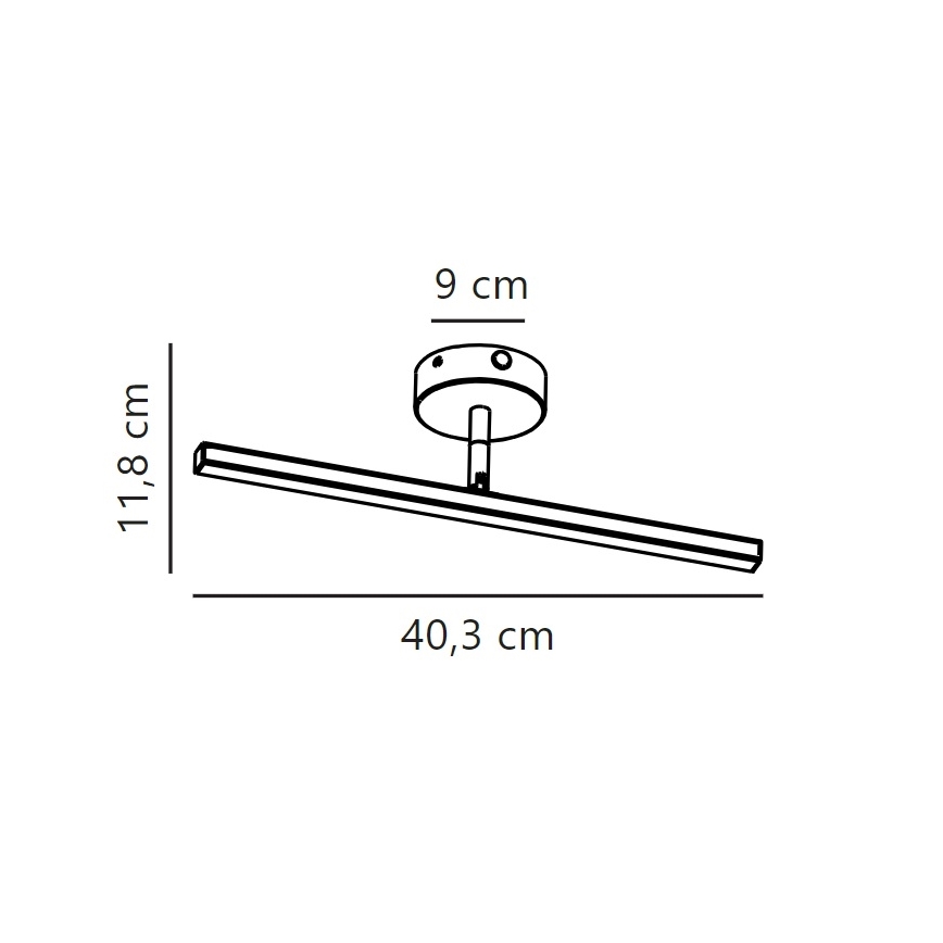 Nordlux - LED-Badezimmer-Spiegelleuchte IP LED/6,2W/230V IP44 40 cm mattchrom