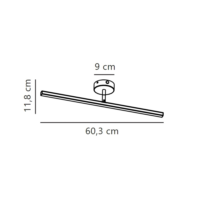 Nordlux - LED-Badezimmer-Spiegelleuchte IP LED/7,2W/230V IP44 60 cm mattchrom