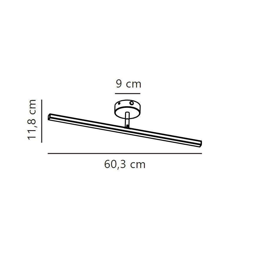 Nordlux - LED Badezimmer-Spiegelleuchte IP LED/7,2W/230V IP44 60 cm Weiß