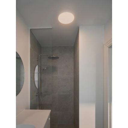 Nordlux - LED-dimmbare Badezimmer-Deckenleuchte SERENOVA LED/10/15W/230V 3000/4000/5700K Ø 28 cm IP65 weiß