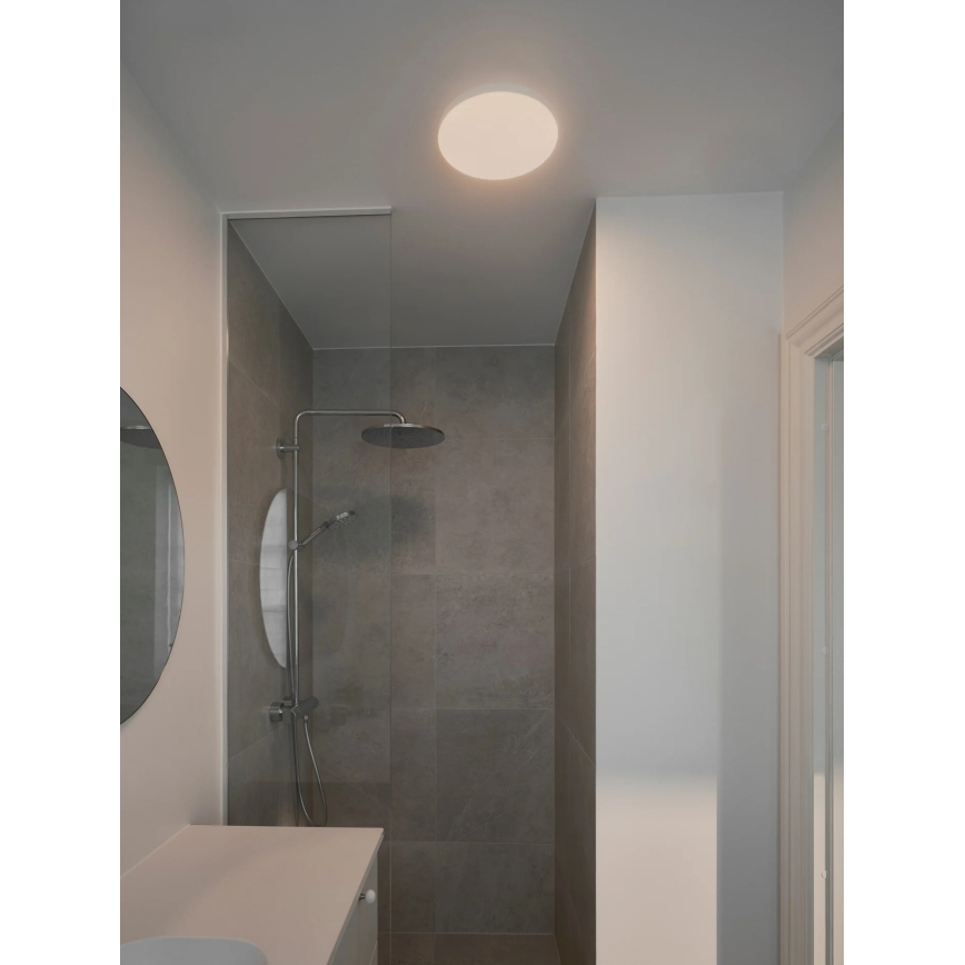 Nordlux - LED-dimmbare Badezimmer-Deckenleuchte SERENOVA LED/10/15W/230V 3000/4000/5700K Ø 28 cm IP65 weiß